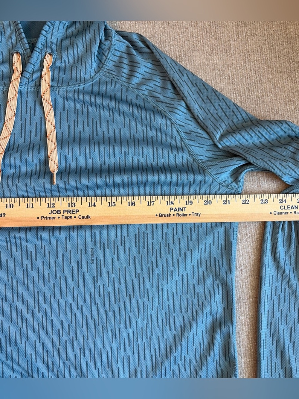 Howler Bros Men’s Sz M Loggerhead Hoodie Shirt Pacific Blue - Picture 7 of 10